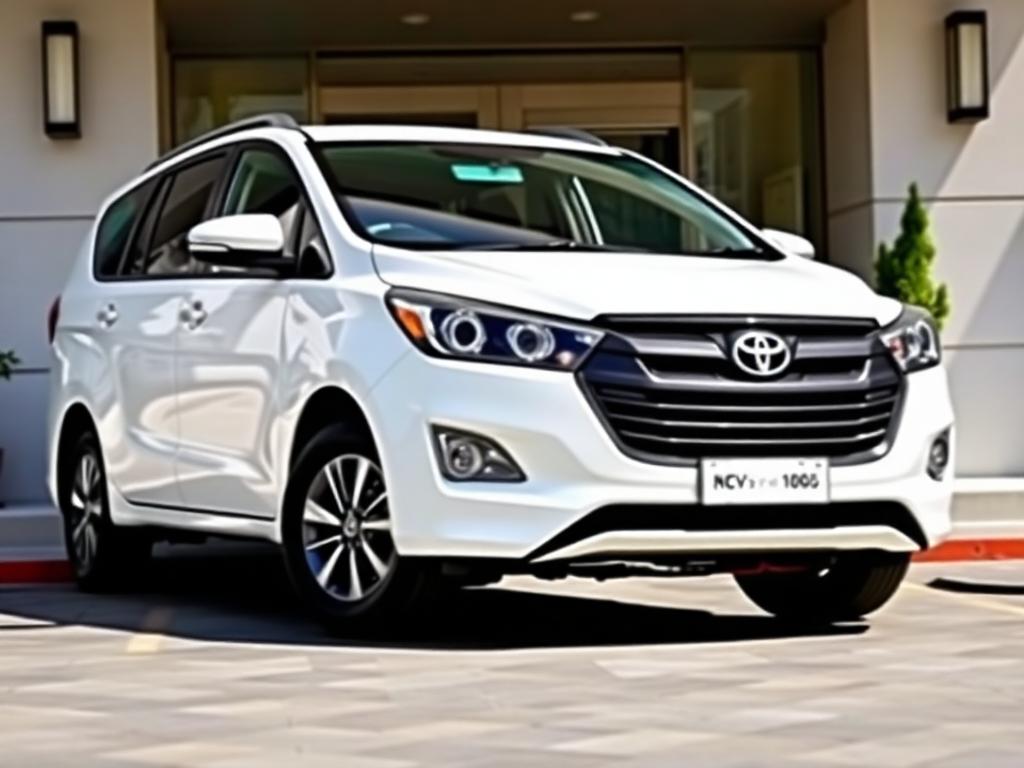 Toyota Innova Crysta available for hire with Happy Travels