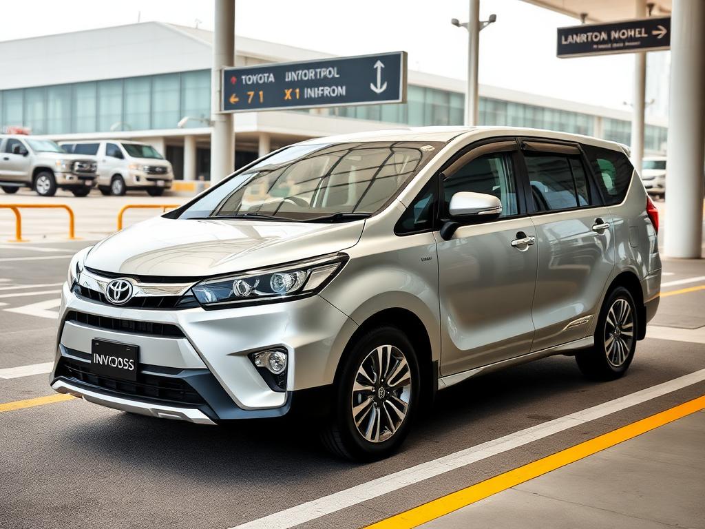 Toyota Innova Hycross available for hire with Happy Travels